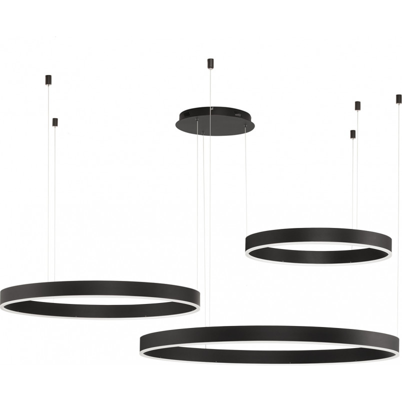 Lampa wisząca LED Gemma czarna | Nowoczesny design Decolab24