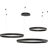 Lampa wisząca LED Gemma czarna | Nowoczesny design Decolab24