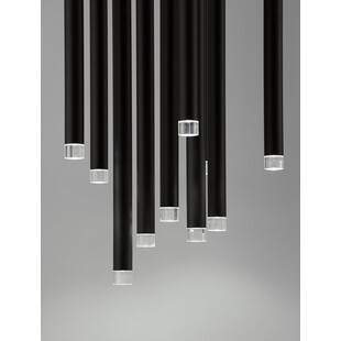 Lampa wiszące tuby Navrati LED X 40,5cm czarna