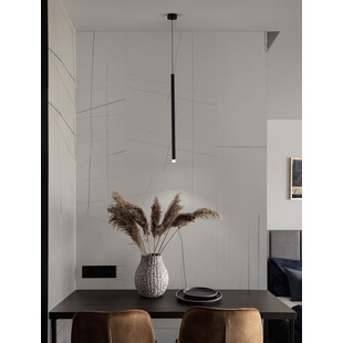 Lampa wisząca Navrati LED czarna - Minimalistyczny design | Decolab24