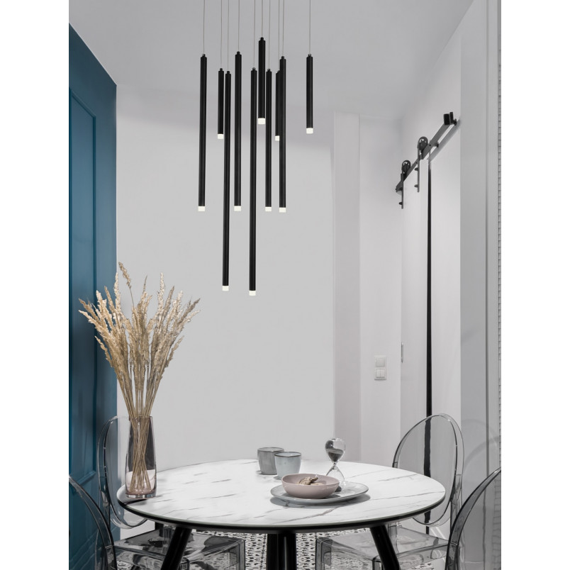 Lampa wisząca LED Hose czarna | Nowoczesny design Decolab24