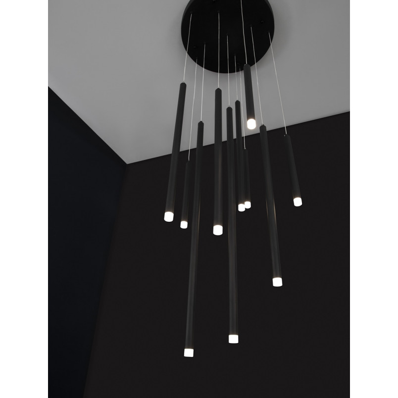 Lampa wisząca LED Hose czarna | Nowoczesny design Decolab24