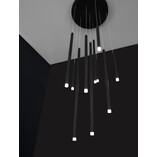 Lampa wisząca LED Hose czarna | Nowoczesny design Decolab24