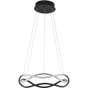 Lampa wisząca nowoczesna Nanni LED 45cm czarna
