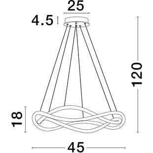 Lampa wisząca LED Nanni - Nowoczesny design | Decolab24