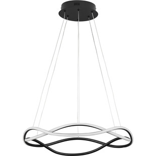 Lampa wisząca nowoczesna Nanni LED 60cm czarna