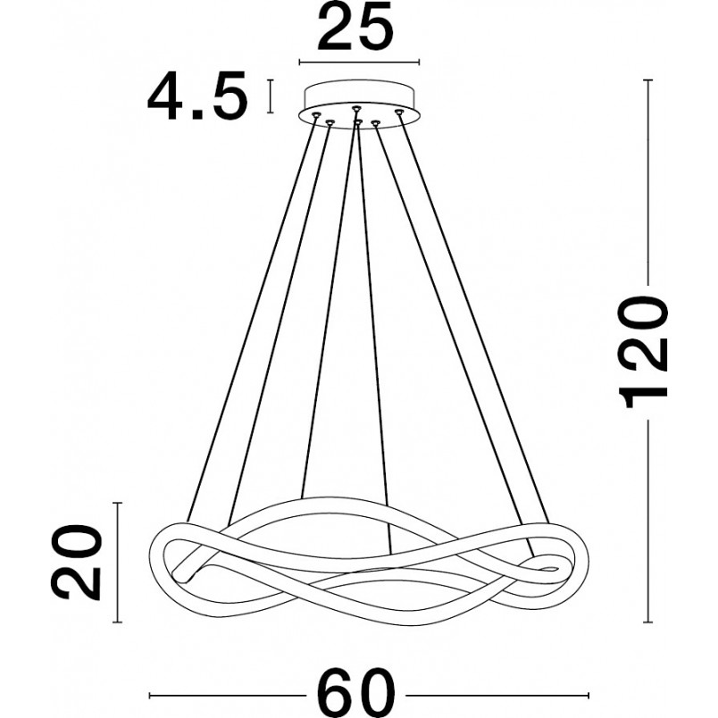 Lampa wisząca Nanni LED | Nowoczesny design - Decolab24