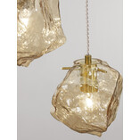 Lampa wisząca Luxe: Bursztynowy żyrandol 5 punktów | Decolab24