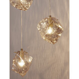 Lampa Wisząca Szklana 3-Punktowa Luxe III | Bursztynowa - Decolab24