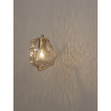 Lampa wisząca szklana Luxe | Bursztynowa | Decolab24