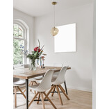 Lampa wisząca szklana Luxe | Bursztynowa | Decolab24