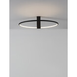 Plafon LED Rave 60cm Czarny | Nowoczesne Lampy Decolab24