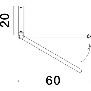 Plafon LED okrągły biały Rave 60cm - Nowoczesne oświetlenie
