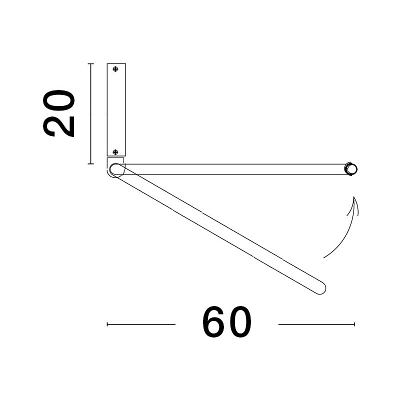 Plafon LED okrągły biały Rave 60cm - Nowoczesne oświetlenie