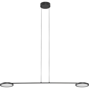 Lampa wisząca LED czarna | Field 2-punktowa 100cm - Decolab24