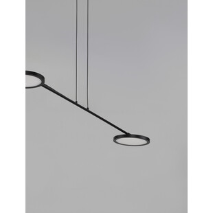 Lampa wisząca LED czarna | Field 2-punktowa 100cm - Decolab24