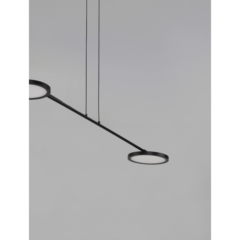 Lampa wisząca LED czarna | Field 2-punktowa 100cm - Decolab24
