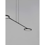 Lampa wisząca LED czarna | Field 2-punktowa 100cm - Decolab24