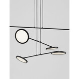 Lampa wisząca LED 6 punktów czarna | Decolab24