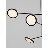 Lampa wisząca LED 6 punktów czarna | Decolab24