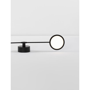 Kinkiet podwójny LED czarny | Nowoczesny design - Decolab24