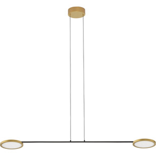Lampa wisząca LED Field - złota i czarna | Decolab24