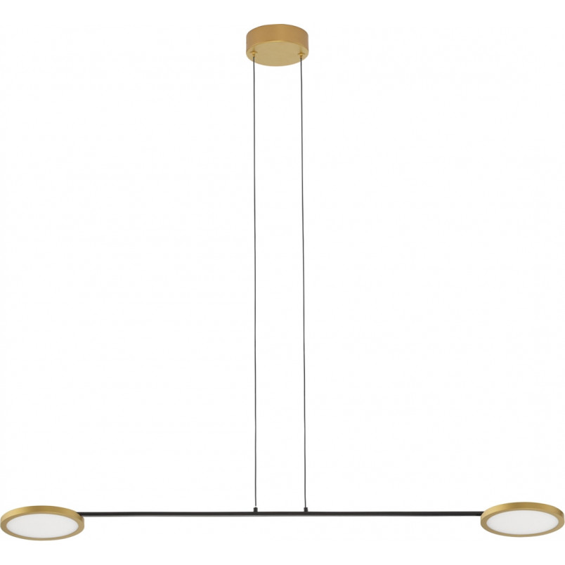 Lampa wisząca LED Field - złota i czarna | Decolab24