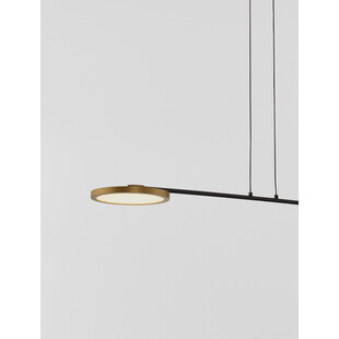 Lampa wisząca LED Field - złota i czarna | Decolab24