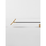 Kinkiet podwójny LED złoty/czarny - Nowoczesny design | Decolab24