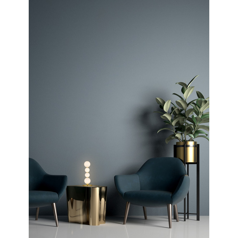 Lampa stołowa Eloise LED - szklane kule, biały/złoty | Decolab24