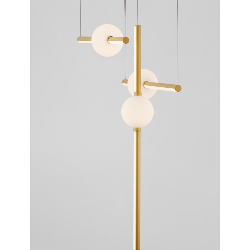 Lampa Wisząca Glamour Złota Marks LED | Decolab24