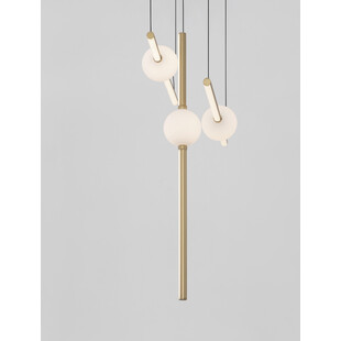 Lampa Wisząca Glamour Złota Marks LED | Decolab24