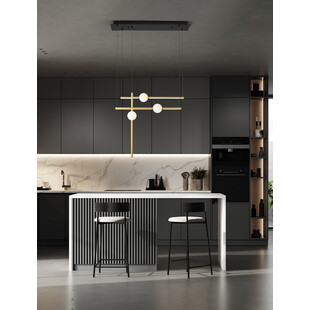 Lampa Wisząca Glamour Złota Marks LED | Decolab24