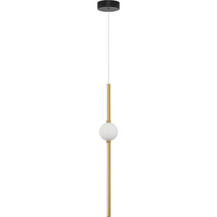 Lampa wisząca glamour Marks LED | Złota, Nowoczesna | Decolab24