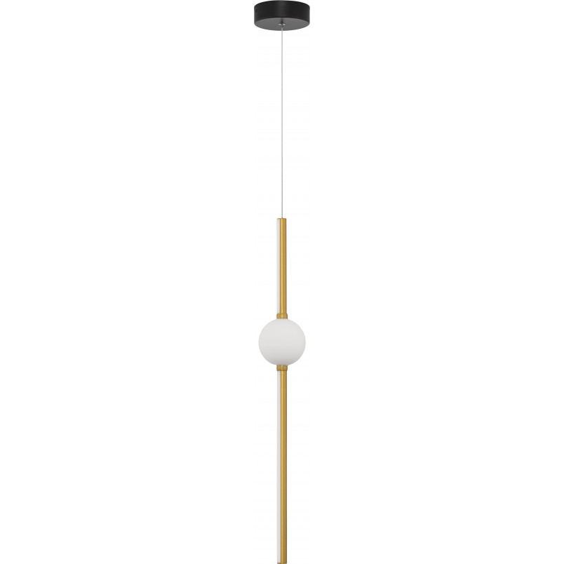 Lampa wisząca glamour Marks LED | Złota, Nowoczesna | Decolab24