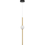 Lampa wisząca glamour Marks LED | Złota, Nowoczesna | Decolab24