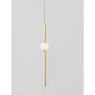 Lampa wisząca glamour Marks LED | Złota, Nowoczesna | Decolab24