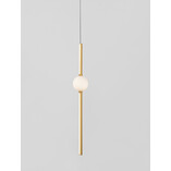 Lampa wisząca glamour Marks LED | Złota, Nowoczesna | Decolab24