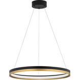 Lampa wisząca Davis LED | Czarna i Złota | Decolab24