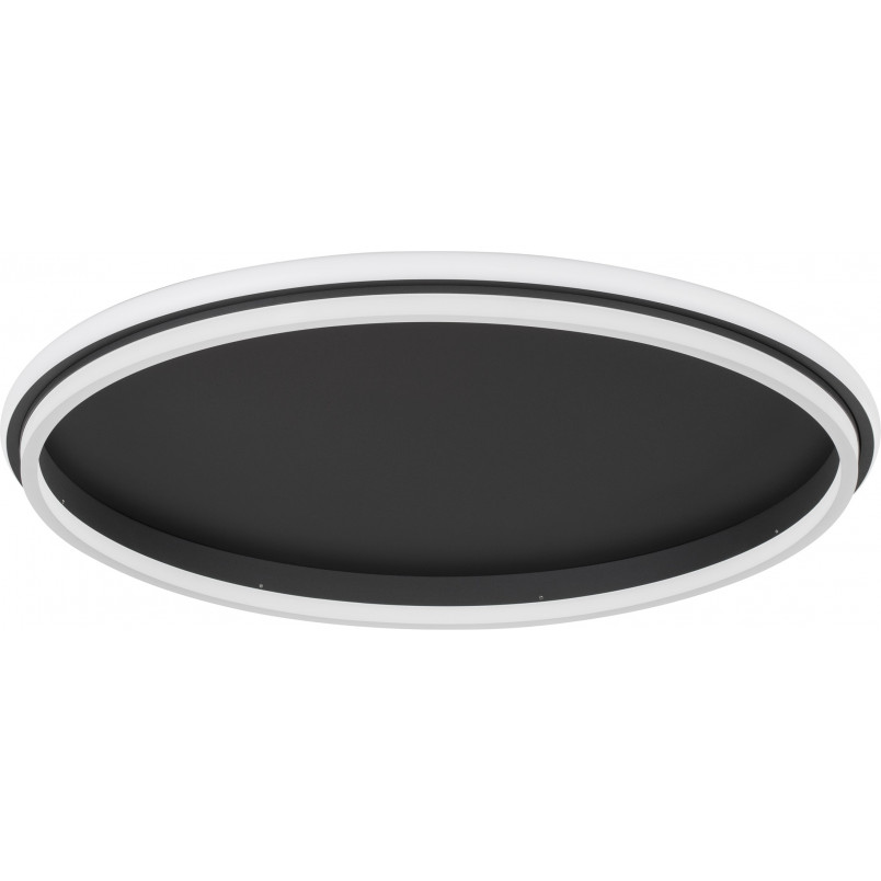 Plafon LED czarny Sallow 60cm - Nowoczesne oświetlenie