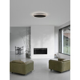 Plafon LED czarny Sallow 60cm - Nowoczesne oświetlenie