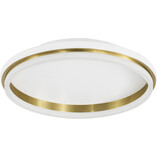 Plafon Glamour Sallow LED - Biało-złoty | Decolab24