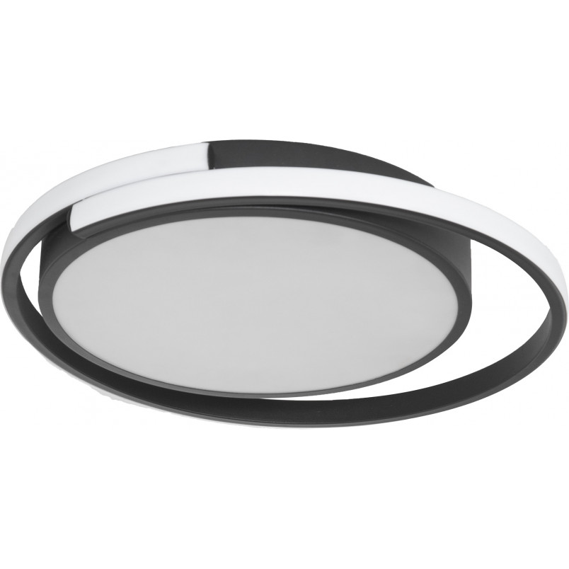 Plafon LED Czarny 40cm - Nowoczesne Oświetlenie | Decolab24