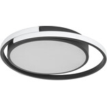 Plafon LED Czarny 40cm - Nowoczesne Oświetlenie | Decolab24