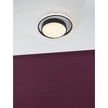 Plafon LED Czarny 40cm - Nowoczesne Oświetlenie | Decolab24