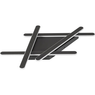 Plafon LED Salix 75cm Czarny | Nowoczesne Lampy Decolab24