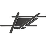 Plafon LED Salix 75cm Czarny | Nowoczesne Lampy Decolab24