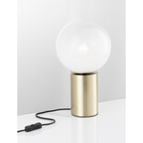 Lampa stołowa szklana kula Lian | Decolab24