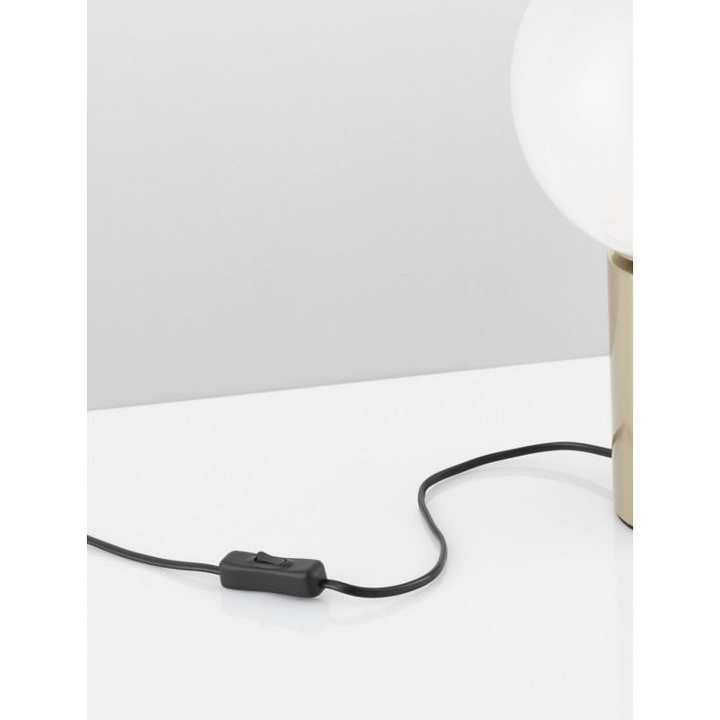 Lampa stołowa szklana kula Lian | Decolab24