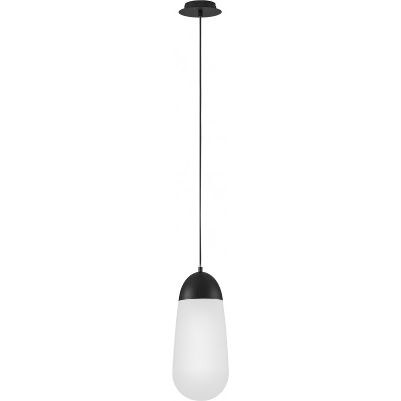 Lampa wisząca Ellipse biało-czarna | Decolab24